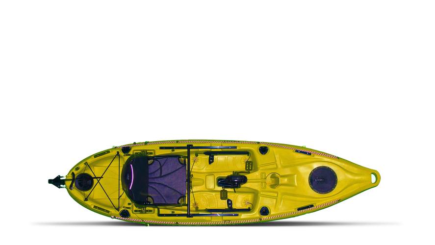 Riot Kayaks Mako 10' with Pedal Drive YELLOW