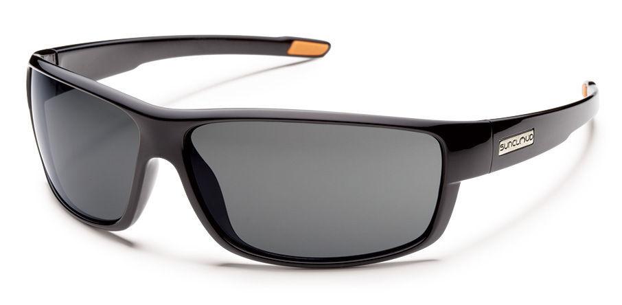 Suncloud Optics Voucher Sunglasses Black with Polar Grey Lens VCPPGYBK