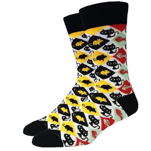 Bigfoot Sock Company Crazy Cats Socks