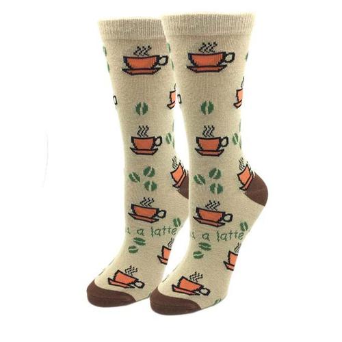Bigfoot Sock Company I Like You a Latte Socks