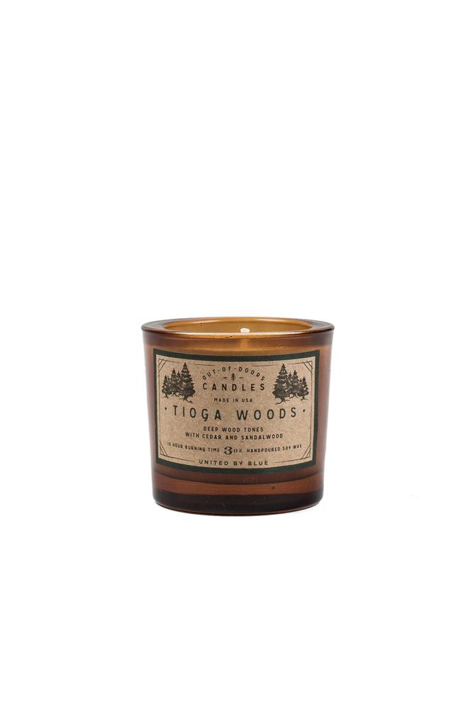 United by Blue 3 oz. Tioga Woods Out-of-Doors Candle TIOGAWOODS