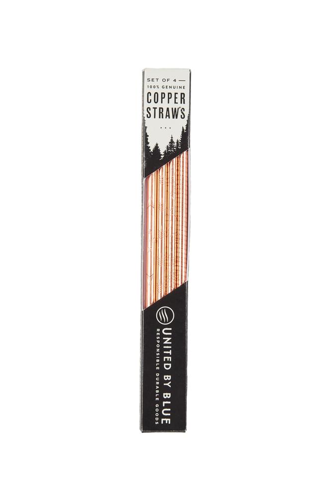  United By Blue Adventure Copper Straw Set