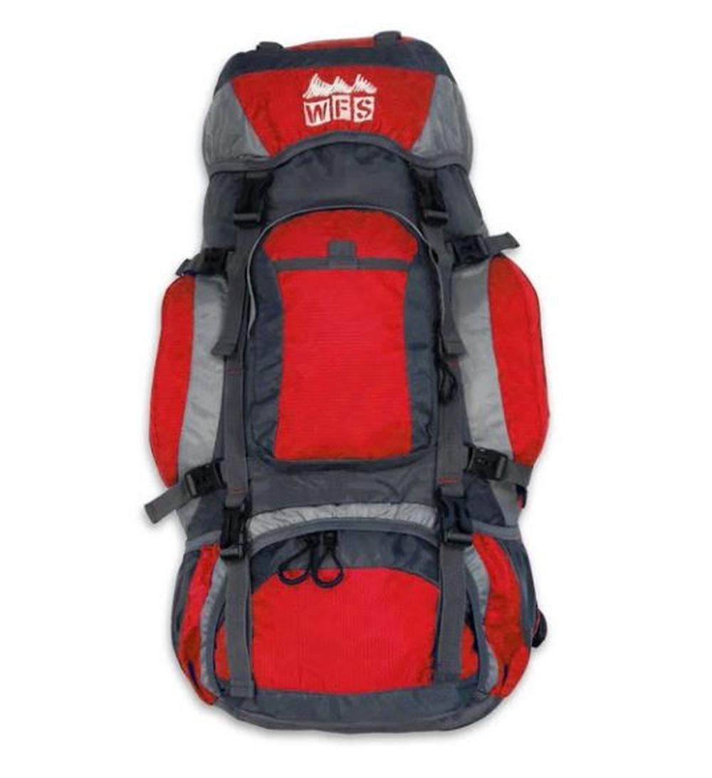 World Famous Sports Zion 40L Internal Frame Backpack RED/GRAY