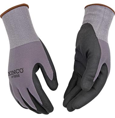 Kinco Nylon Knit Shell & Micro-Foam Nitrile Palm