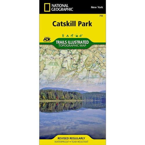 National Geographic Catskill Park Trail Map 
