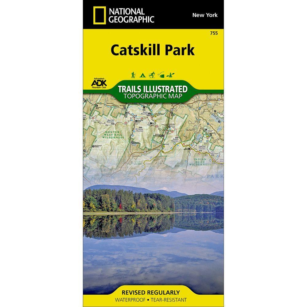 National Geographic Catskill Park Trail Map N/A