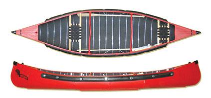 Radisson Canoe 14ft Pointed Canoe with Web Seats RED