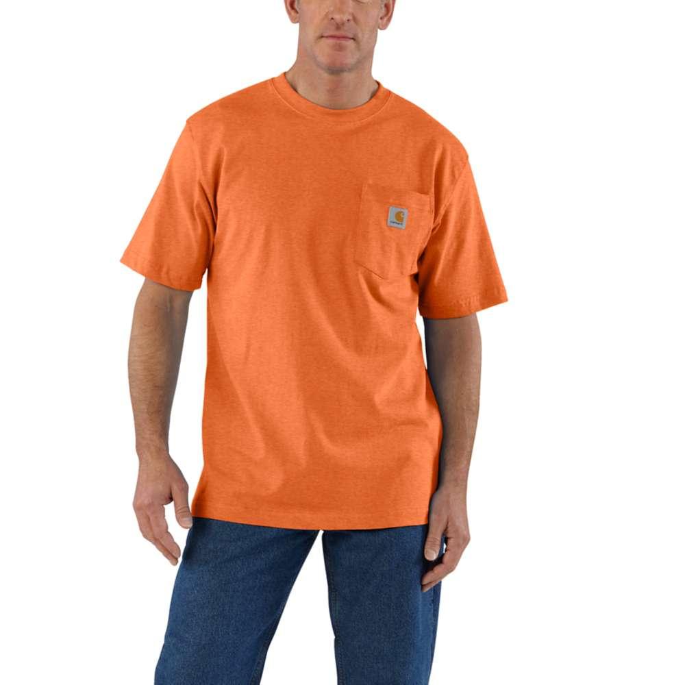 Carhartt Men's Workwear Pocket Tee Spring Colors Tall Sizes APRICOT/HEATHER