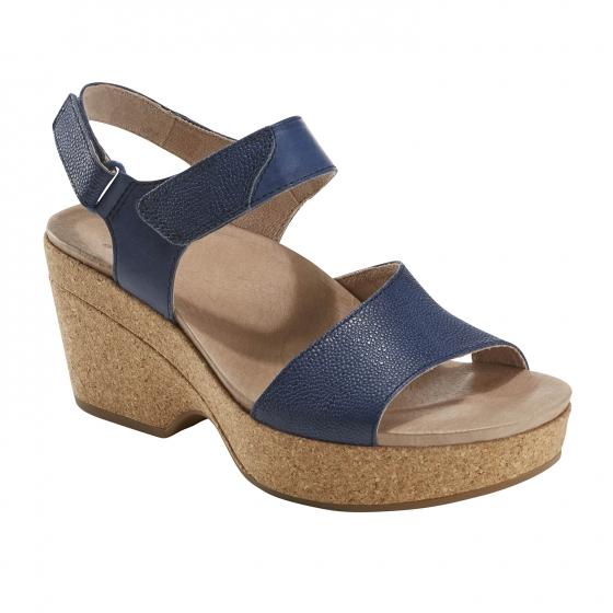 Earth Shoes Women's Khaya Kella Sandal SAPPHIRE_BLUE