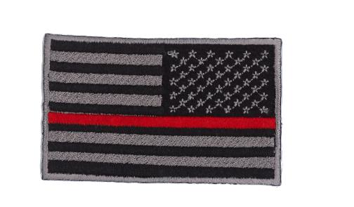 Kenco Customs Fallen Firefighter Thin Red Line Flag Patch RIGHT