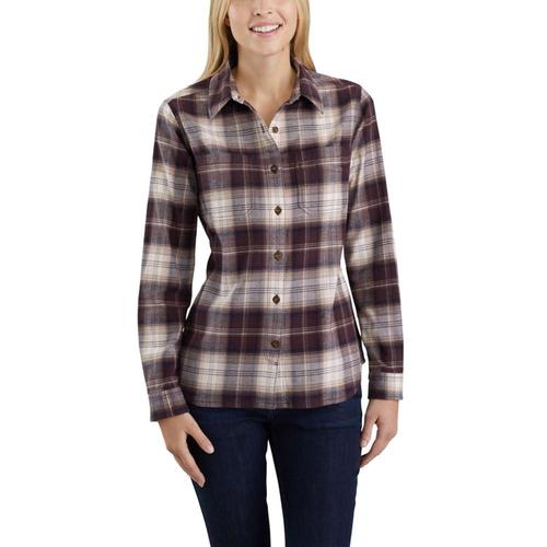 Carhartt Women's Rugged Flex Hamilton Flannel Long Sleeved Shirt