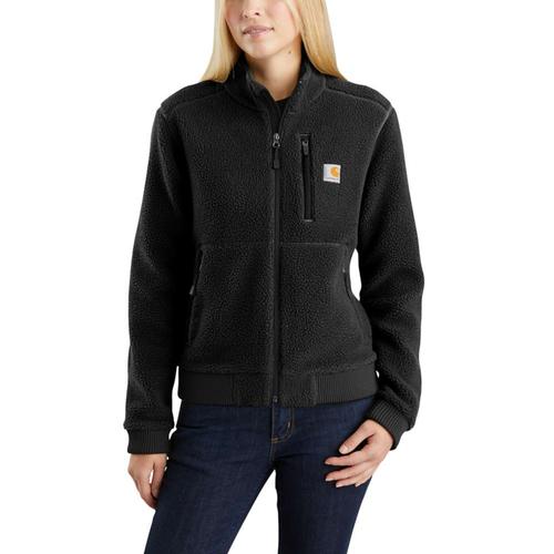 carhartt women's fleece quarter snap front jacket