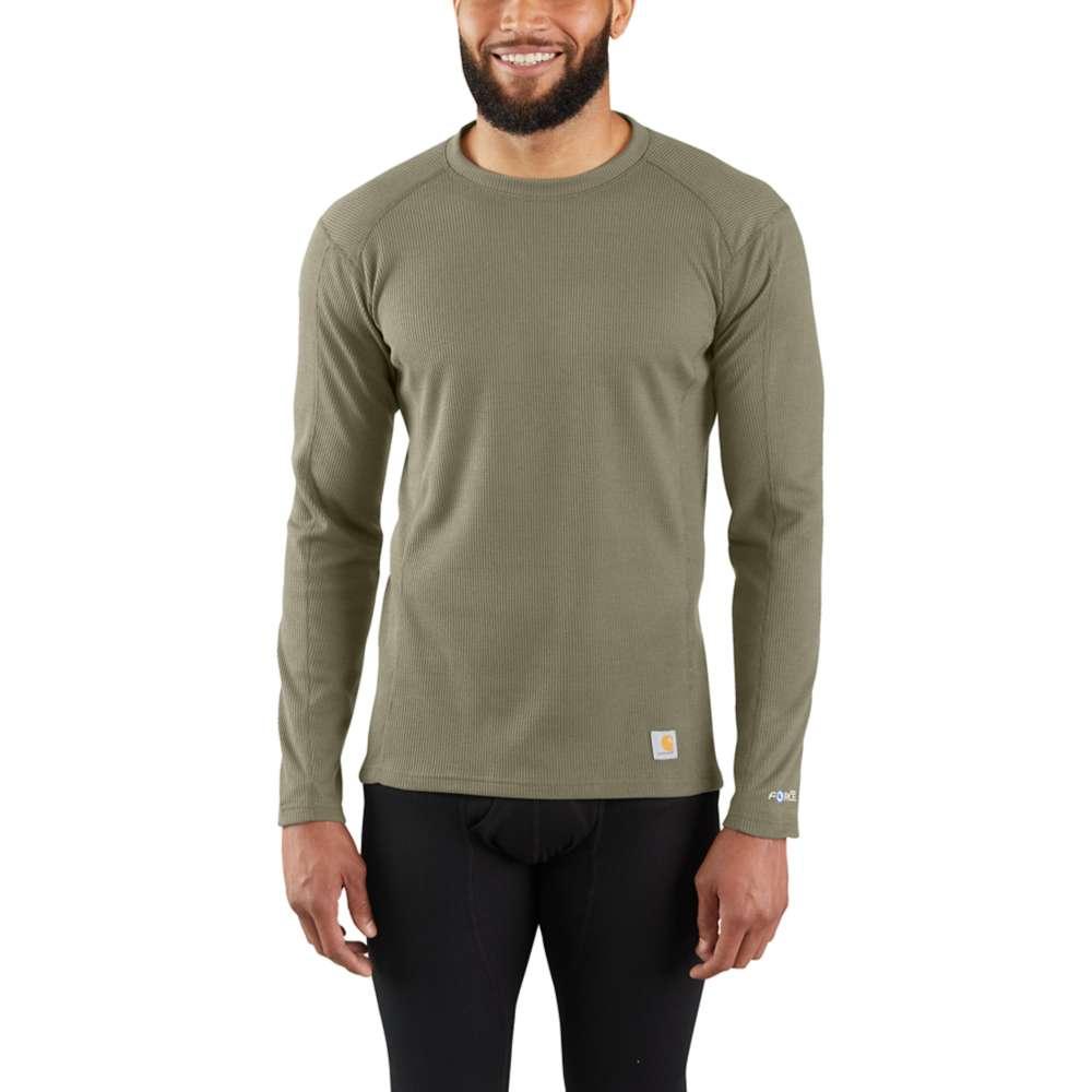 Carhartt Men's Midweight Classic Crew Baselayer Thermal Shirt BURNT_OLIVE