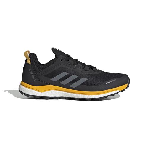 Adidas Men's Terrex Agravic Flow Trail Running Shoe Black and Gold