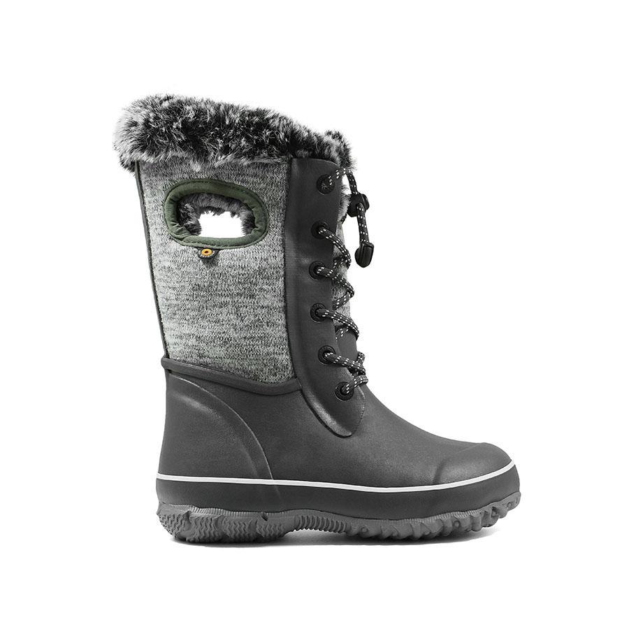 Bogs Kids' Arcata Knit Winter Boots GREY_MULTI