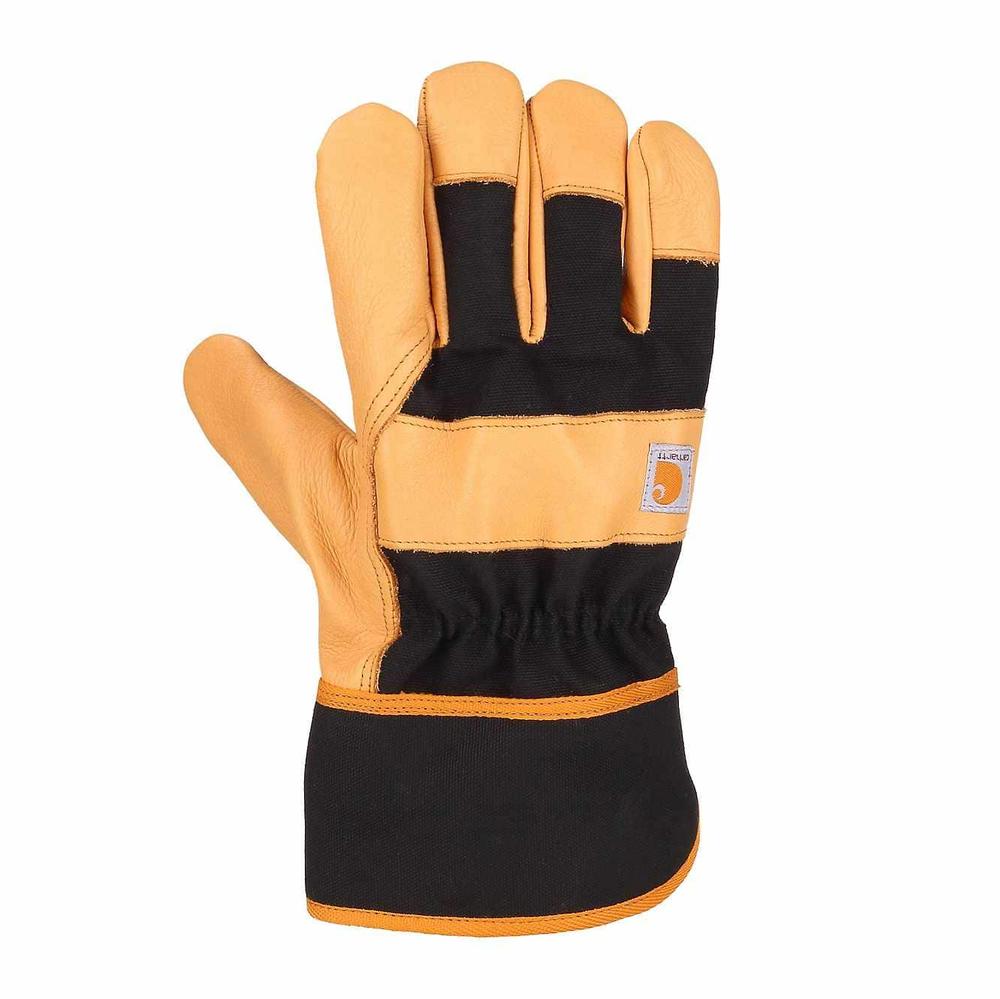 Carhartt Men's Insulated Safety Cuff Work Glove BLACK/TAN