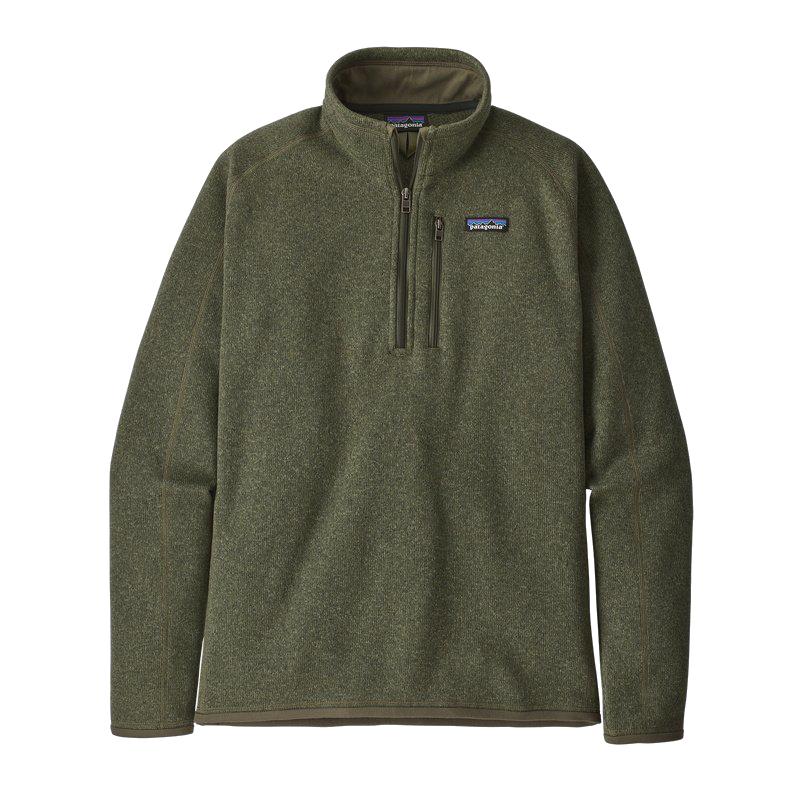 Patagonia Men's Better Sweater Quarter Zip INDUSTRIAL_GREEN