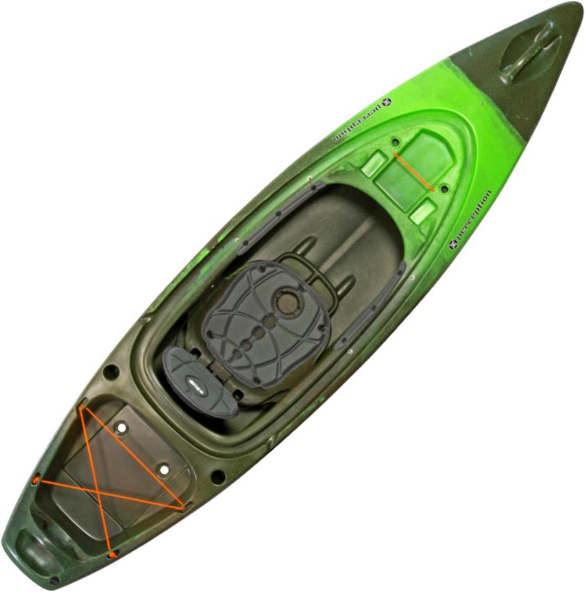 Kenco Outfitters Perception Sound 9.5 Kayak