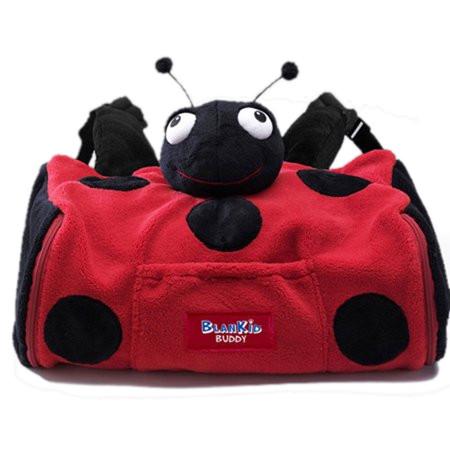  Blankid Buddy Backpack 4- In- 1 Ladybug