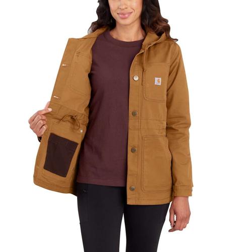 Kenco Outfitters Carhartt Women's Rugged Flex Canvas Hooded Coat