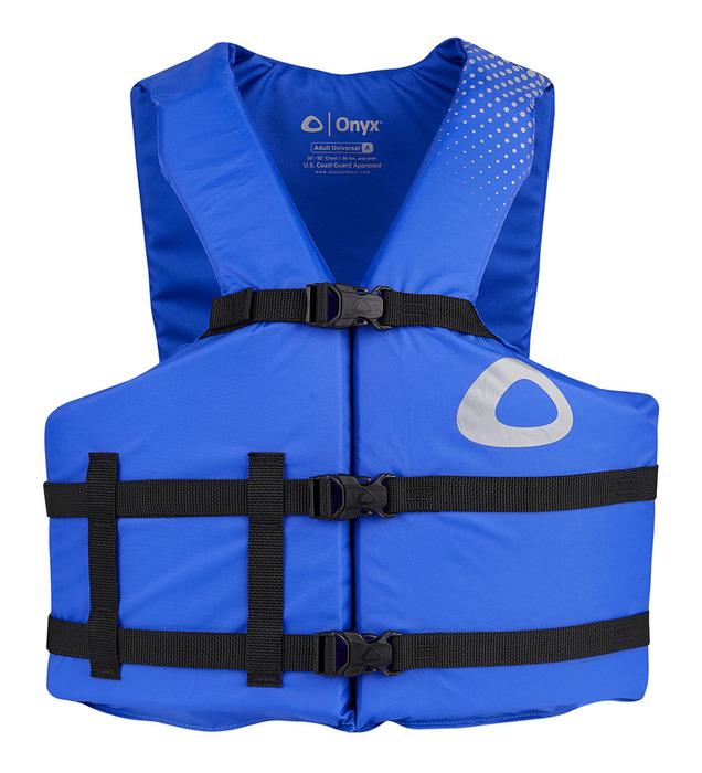 Onyx Adult Comfort General Purpose Floatation Vest Oversize BLUE