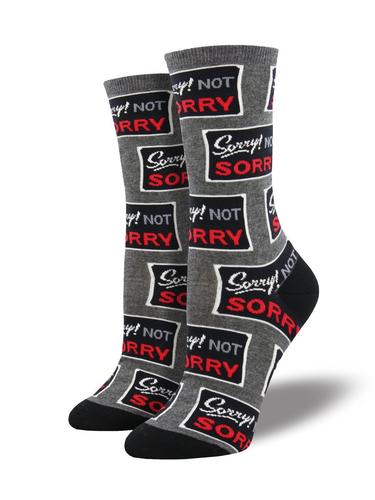 Socksmith Women's Sorry Not Sorry Socks