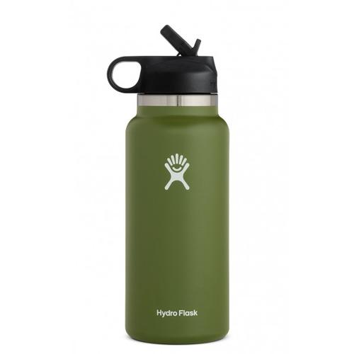 Hydroflask 32oz Wide Mouth Bottle with Straw Lid