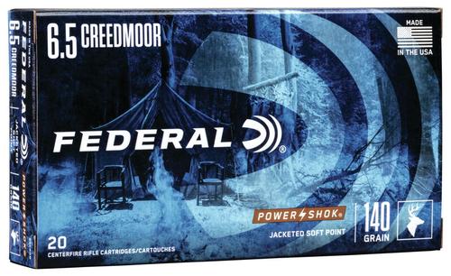 Federal Ammunition PowerShok Rifle 6.5 Creedmoor