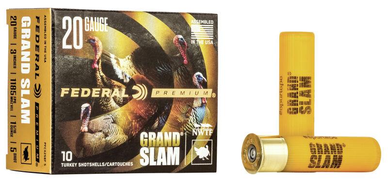 Federal Ammunition Grand Slam 20 Gauge Shot Shells Size 5 3IN15/16OZ5