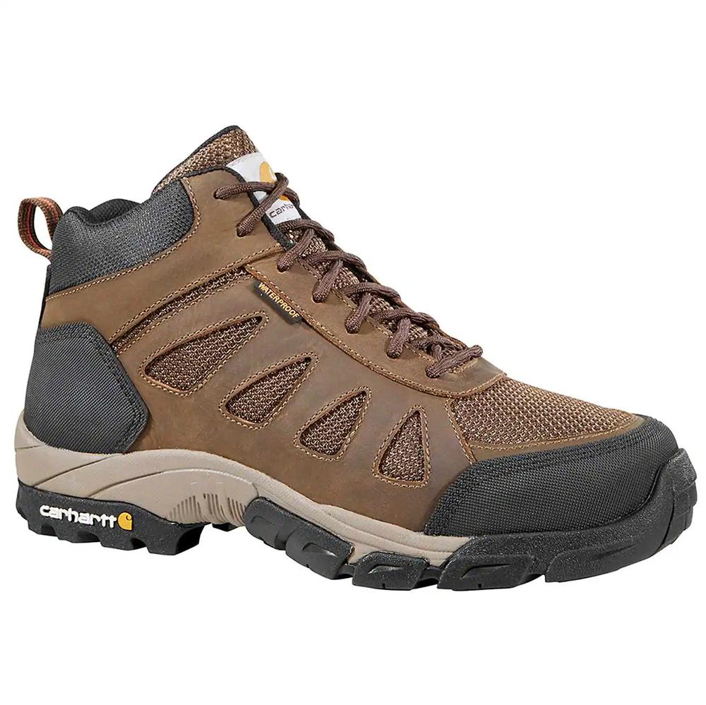 Carhartt Men's Lightweight Carbon Nano Toe Work Hiker Boot BROWN