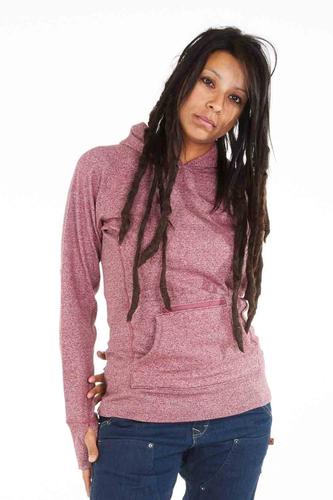 Dovetail Workwear Women's Pullover Hoody with Zip Pocket