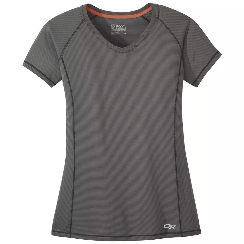 Outdoor Research Women's Echo Short Sleeve Tee Shirt PEWTER