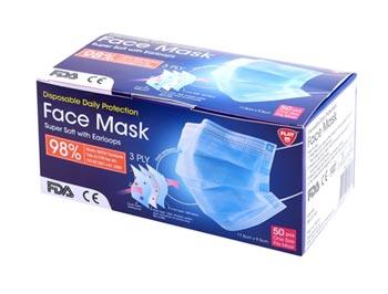 3-Layer 98% BFE Disposable Mask BLUE