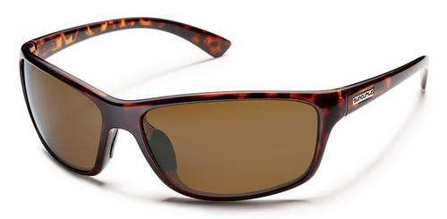 Suncloud Optics Sentry Sunglasses Tortoise Frames with Brown Lenses