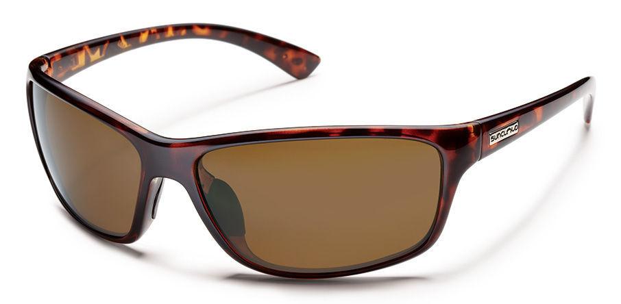 Suncloud Optics Sentry Sunglasses Tortoise Frames with Brown Lenses SEPPBRTT