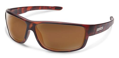 Suncloud Optics Voucher Sunglasses Matte Tortoise Frames with Brown Lenses