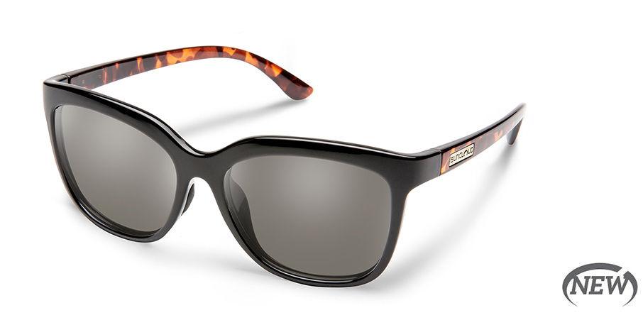  Suncloud Optics Sunnyside Sunglasses Split Tortoise Frames With Grey Lenses