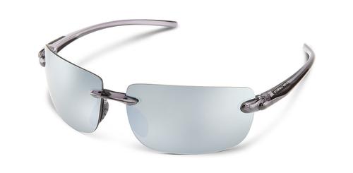 Suncloud Optics Highride Sunglasses Smoke Frames with Silver Lenses