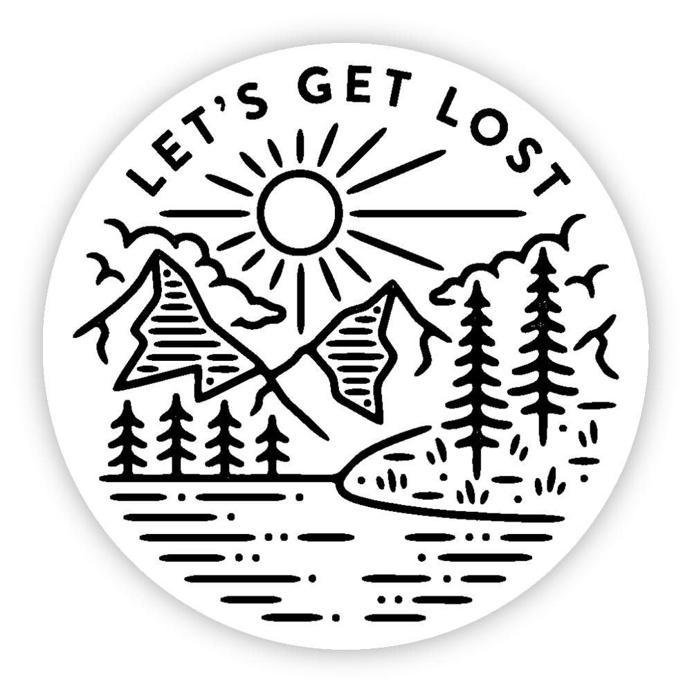  Stickers Northwest Let's Get Lost Sticker