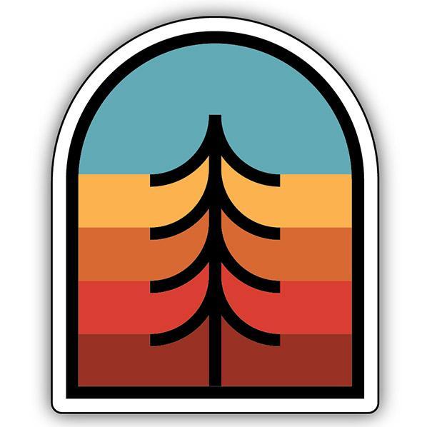  Stickers Northwest Tree Crest Sticker