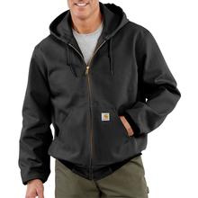 Carhartt Men's Duck Thermal Lined Active Jac BLACK