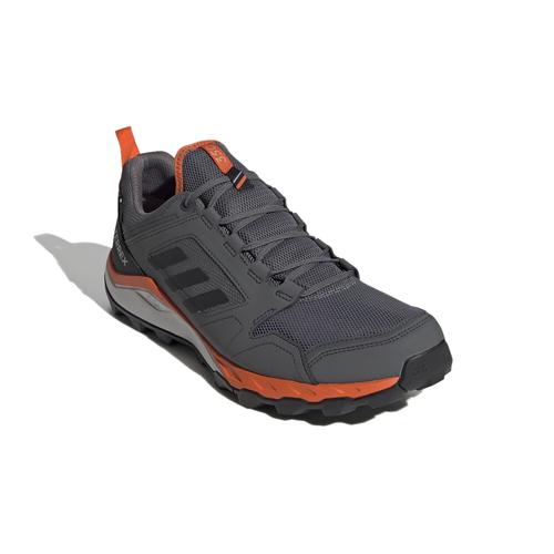 Adidas Men's Terrex Agravic TR GTX Trail Running Shoes in Grey Four and Orange