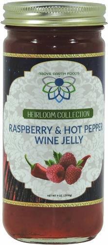 Seasoned Delicious Foods Heirloom Raspberry and Hot Pepper Wine Jelly