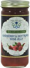 Seasoned Delicious Foods Heirloom Raspberry and Hot Pepper Wine Jelly HOTPEPRASP