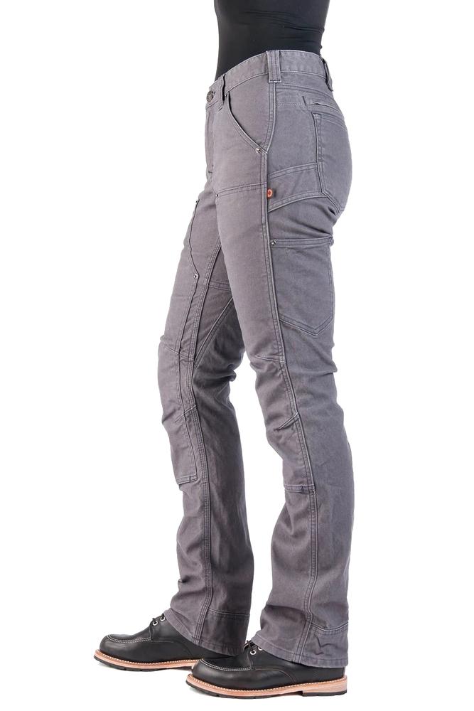 Britt Utility Straight Fit Stretch Cargo Pant Dovetail Workwear Utility Pants for Women Size 4 28 Length Natural Canvas 