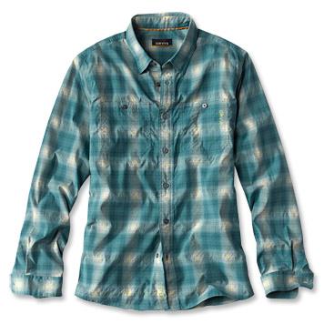 Orvis Men's Johnson Fork Long Sleeve Tech Shirt TROPIC_BLUE