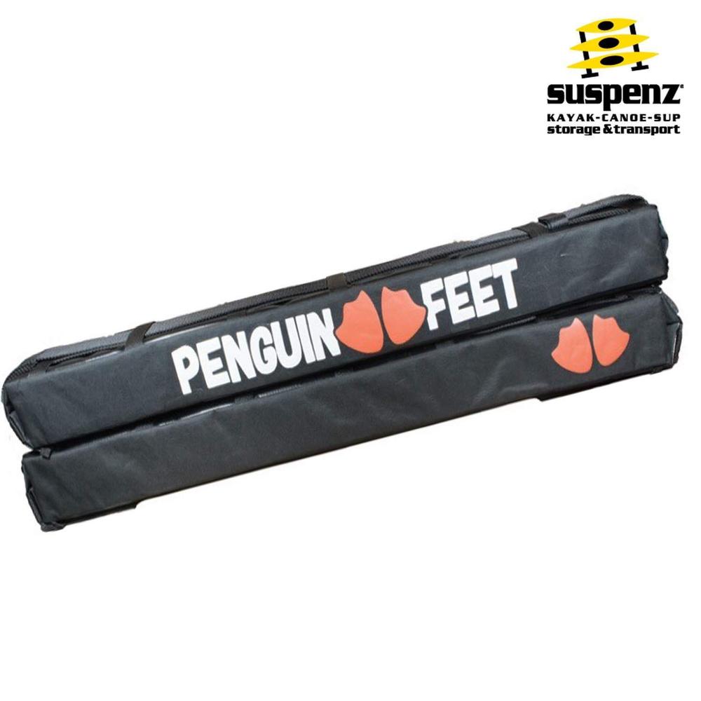 Suspenz Penguin Feet Soft Car Top Removable Rack BLACK