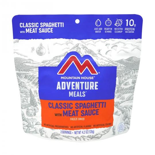  Mountain House Classic Spaghetti With Meat Sauce Freeze Dried Meal
