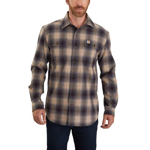 Carhartt Men's Original Fit Long Sleeve Flannel Plaid Shirt Big & Tall