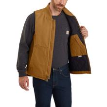  Carhartt Men's Washed Duck Insulated Rib Collar Vest